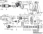 Bosch 0 601 172 001  Percussion Drill 110 V / Eu Spare Parts